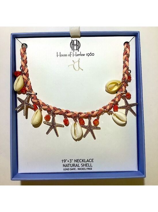 House of Harlow 1960 Jewelry - House of Harlow 1960 Starfish Cowrie Shell Necklace New